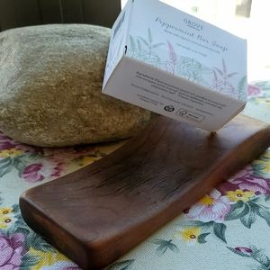 Restored wood soap dish